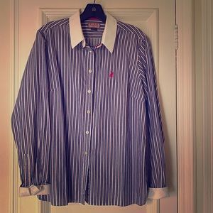 Pink multi-striped Women’s shirt